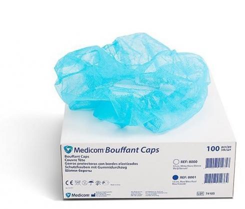 Шапки Шарлот Medicom Bouffant Caps/ Голубые
